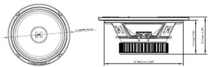 Deaf Bonce Hannibal HM-8E - РАЗМЕРЫ - 1