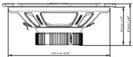 9.2" x 45" x 16.30" 8.5" x 45" x 16.30"