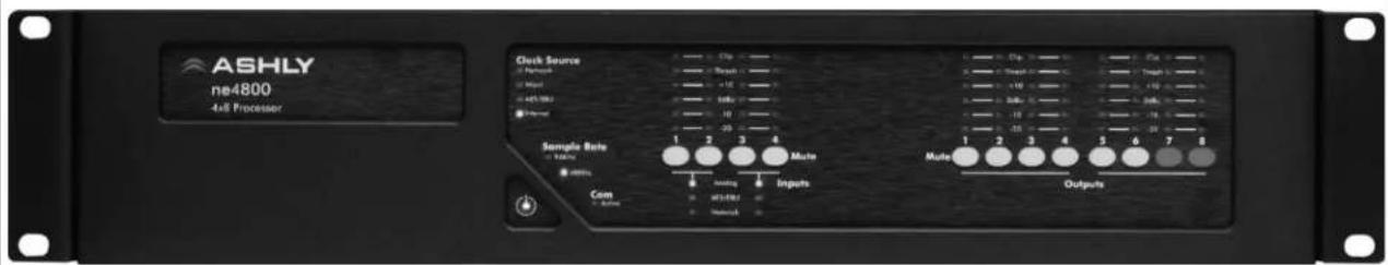ASHLY ne4800 4x8 Processor Clock Source 1 Network 2 Main 3 451/962 40000 Sample Rate 1 2 3 4 Variables Output Main Inputs COM 4x8/962 Network Output 1 2 3 4 5 6 7 8