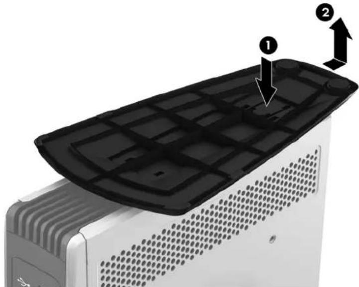 HP t505 - Removing the Stand - 1