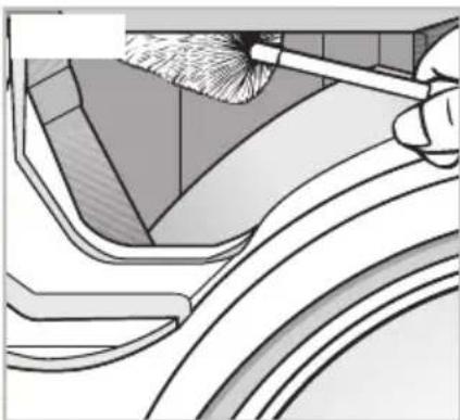 Stirling STR-FLW80W - Cleaning the detergent drawer (when required) - 3