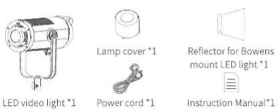 GODOX SL300IIBi - Included Items - 1