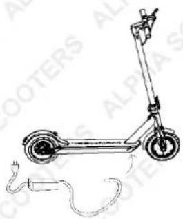ALPHA Urban 8 - Charging the Scooter - 1