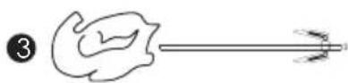 MISTRAL MAO250D - Rotisserie Fork - 3