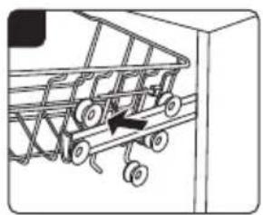 Technika TBD4SS-7 - Adjusting the upper basket - 2