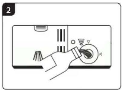 Technika TBD4SS-7 - Filling the Rinse Aid Reservoir - 2