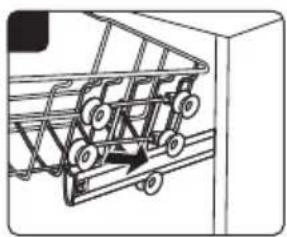 Technika TBD4SS-7 - Adjusting the upper basket - 3