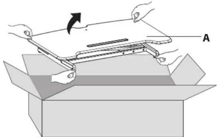 Mount-It! MI-15005 - Remove the Desk Converter from the Box - 2