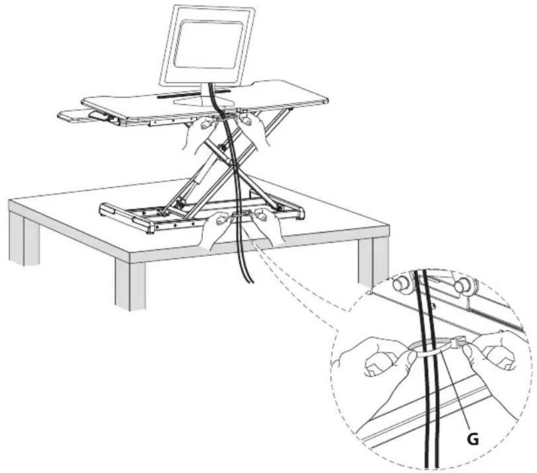 Mount-It! MI-15005 - Worksurface Cable Management - 1