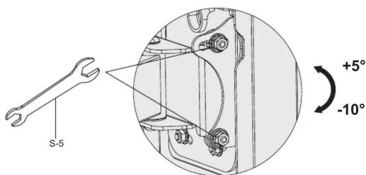 S-5 +5° -10°