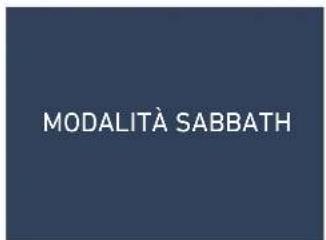 MODALITÀ SABBATH