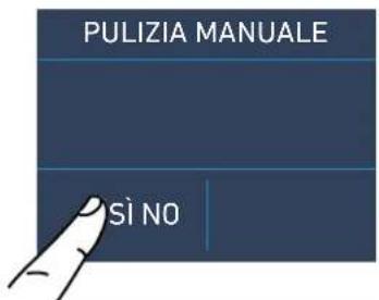 PULIZIA MANUALE Sì NO