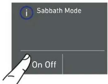 i Sabbath Mode On Off