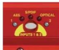 Sonifex Redbox RB-OA3 - INPUT 1 & 2 Source Select Button, Indicators & Input Presence LEDS - 1