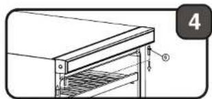 DELONGHI DEWC166S - Reversing the door swing - 4