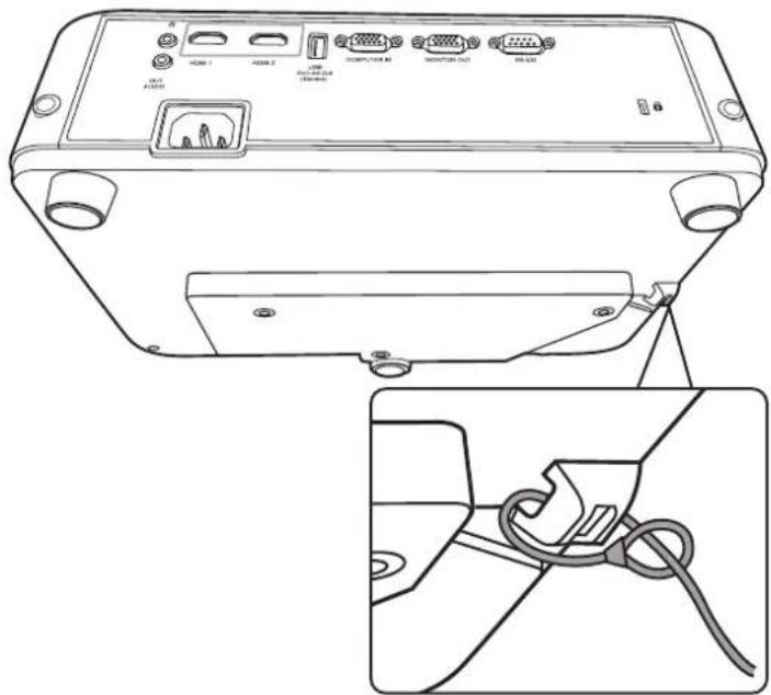 VIEWSONIC CPB701HD - Using the Security Slot - 1
