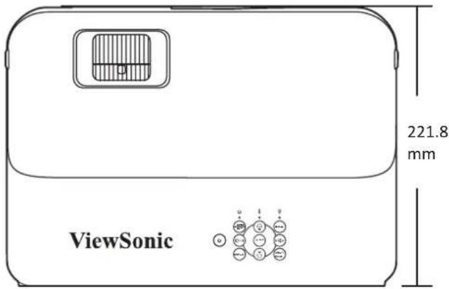 221.8 mm ViewSonic