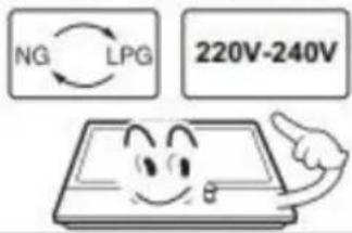 NG LPG 220V-240V