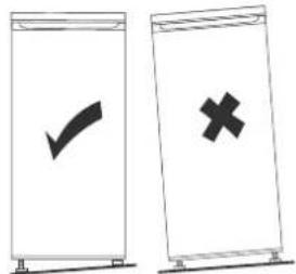Two labeled diagrams showing checkmark and cross symbols, likely indicating approval or rejection status.