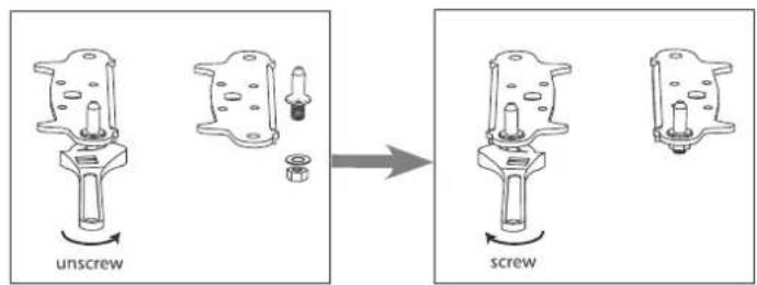 unscrew screw