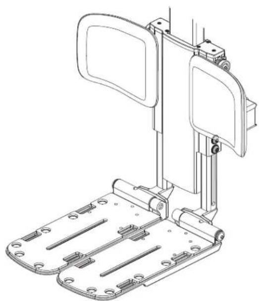 QUANTUM J4E - To adjust calf pads height: - 2