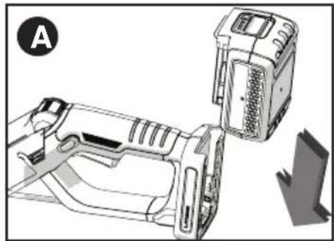 Craftsman 98020 - INSTALACIÓN Y EXTRACCIÓN DEL PAQUETE DE BATERÍAS - 1