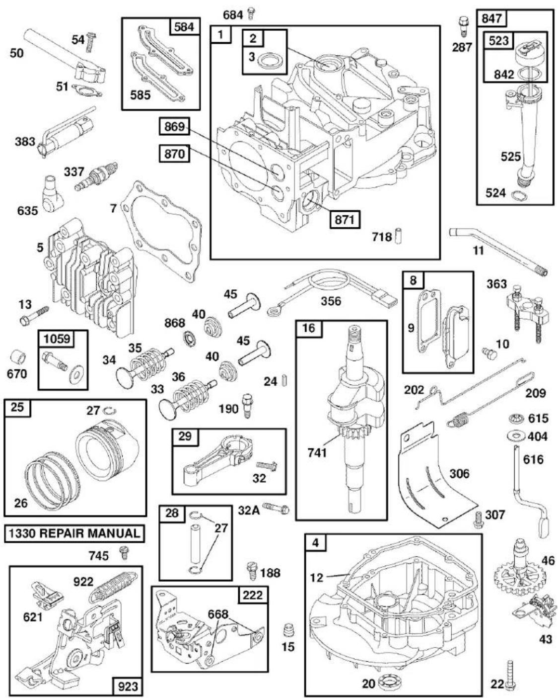 50 54 51 383 337 635 7 5 13 1059 670 25 27 26 1330 REPAIR MANUAL 745 922 621 923 684 1 2 3 869 870 684 871 718 847 287 523 842 525 524 11 356 8 9 16 741 24 32A 28 27 188 222 668 15 4 12 20 46 43 22
