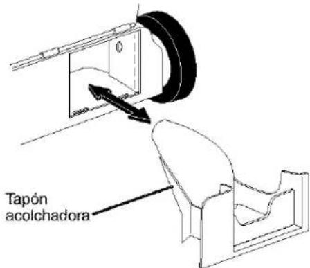 Tapón acolchadora