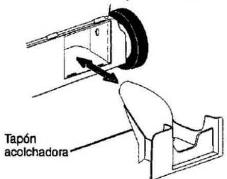 Tapón acolchadora