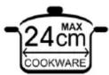 Imarflex IDX-3210C - SUITABLE COOKWARES: - 1