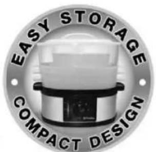 EASY STORAGE COMPACT DESIGN