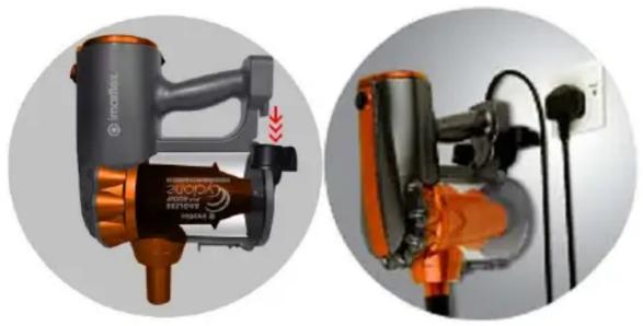 Imarflex IV-550B - HOW TO WALL MOUNT THE VACUUM - 1