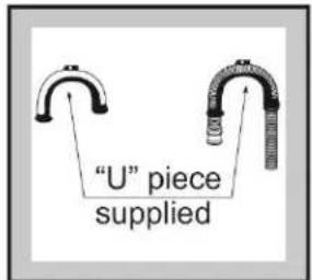 "U" piece supplied