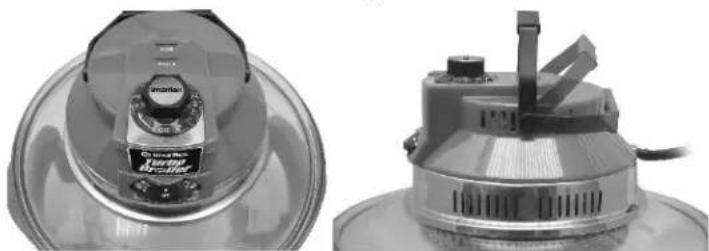 Imarflex Turbo Broiler CVO-750GF - NOTE: HANDLE MUST BE PUSHED DOWN TO TURN TURBO BROILER ON. - 1