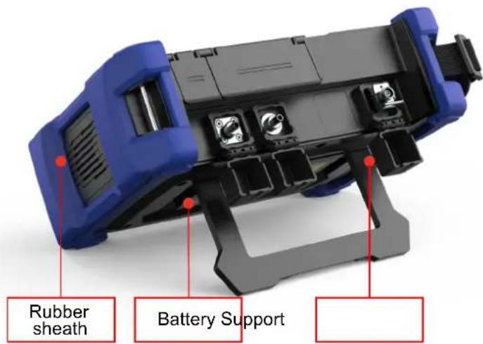 Rubber sheath Battery Support