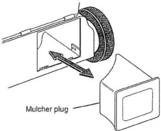 Mulcher plug