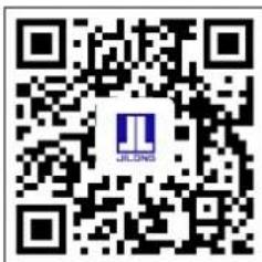 QR code with embedded logo and text 'JLIONG' in the center