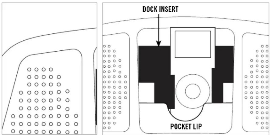 DOCK INSERT POCKET LIP