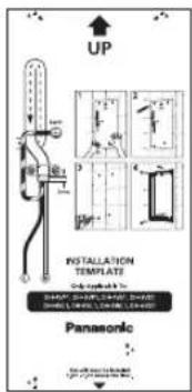 UP INSTALLATION TEMPLATE Panasonic