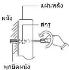 ผนัง แผ่นหลัง สกร พุกยืดผนัง