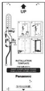 UP INSTALLATION TEMPLATE Panasonic