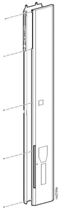 APC ACRC602P - Removing the electrical panel cover - 1