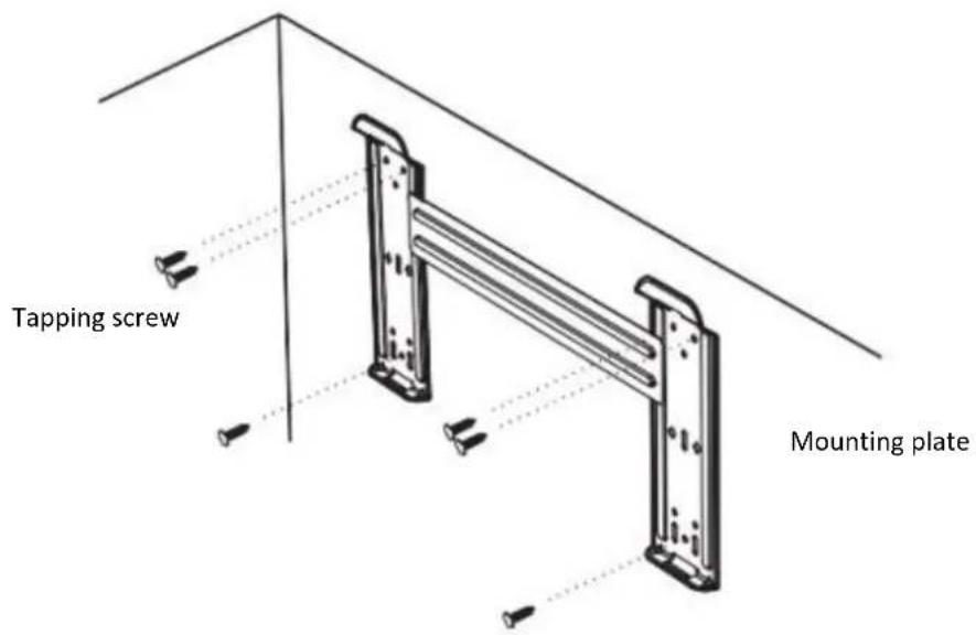 Tapping screw Mounting plate