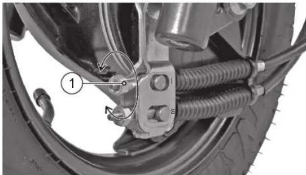 TVS Scooty Pep+ - Front brake - SBT - 2