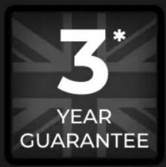 3* YEAR GUARANTEE