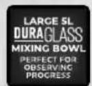 Tower T12033 - LITRE 1000W STAND MIXER WITH DURAGLASS MIXING BOWL - 1