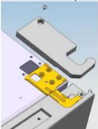 CANDY CCG2T718EX - Reversing the Door Swing - 1