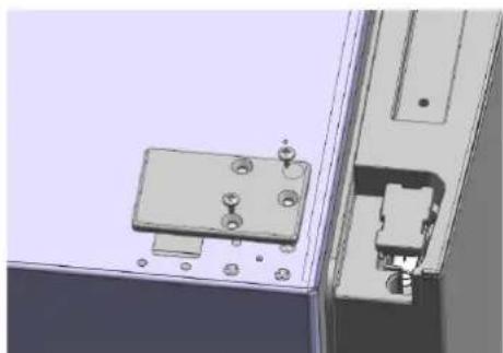 CANDY CCG2T718EX - Reversing the Door Swing - 4