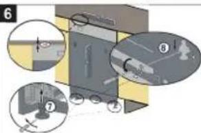Technical diagram showing mechanical assembly with numbered components and directional arrows indicating motion or movement.