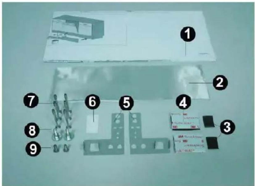 Labeled diagram of a mechanical assembly with numbered components for identification